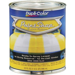 Dupli-Color - Chrome Yellow Automotive Topcoat - 1 Qt Can - Exact Industrial Supply