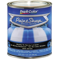 Dupli-Color - Deep Blue Automotive Topcoat - 1 Qt Can - Exact Industrial Supply