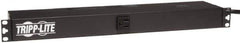 Tripp-Lite - 13 Outlets, 120 VAC15 Amps, 15' Cord, Power Outlet Strip - Rack Mount, 5-15R NEMA Configuration, 19" Strip - Exact Industrial Supply