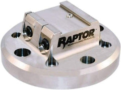 Raptor Workholding - 1-1/2" Jaw Width, 2" High Dovetail Vise - For Use with 4 & 5 Axis Workholding Systems - Exact Industrial Supply