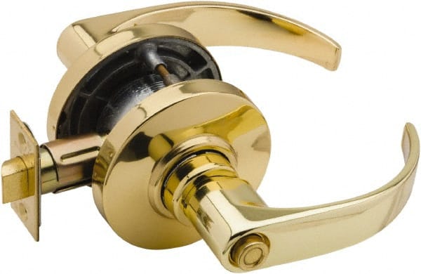 Schlage - Privacy Lever Lockset for 1-3/8" Thick Doors - Exact Industrial Supply