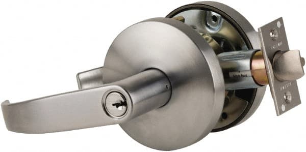 Falcon - Entrance Lever Lockset for 1-3/8" Thick Doors - Exact Industrial Supply