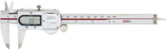 SPI - 0 to 150mm Range, 0.01mm Resolution, IP67 Electronic Caliper - Stainless Steel with 40mm Stainless Steel Jaws, 0.02mm Accuracy - Exact Industrial Supply