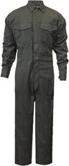 National Safety Apparel - Size S Green HRC 2 Flame Resistant/Retardant Welding Coveralls - Exact Industrial Supply