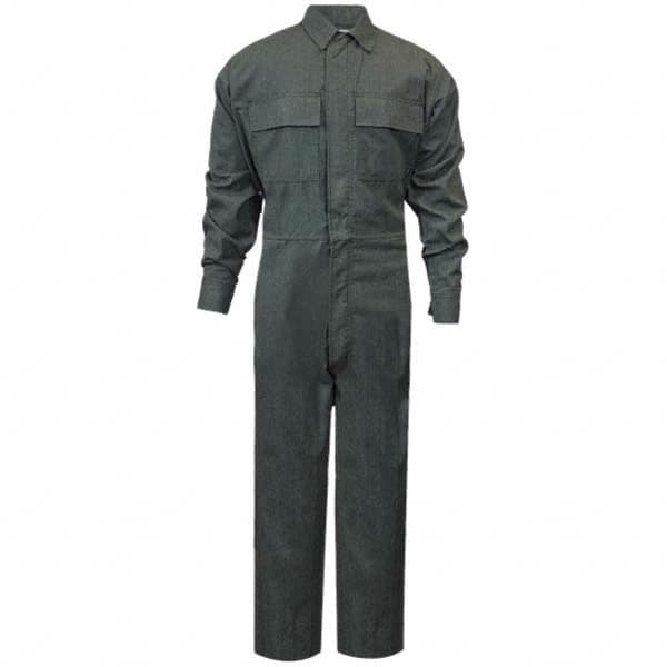 National Safety Apparel - Size S Green HRC 2 Flame Resistant/Retardant Coveralls - Exact Industrial Supply