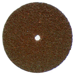 7″ × 7/8″ Non Woven Hook and Loop Disc RapidPrep Coarse Grit - Exact Industrial Supply
