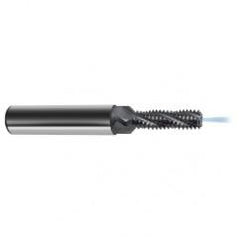 M16 x 2.0 4FL Carbide Thread Mill Tap-Coolant Thru-TiCN - Exact Industrial Supply