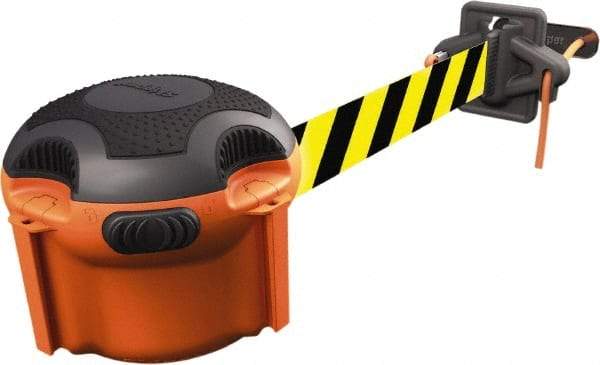 PRO-SAFE - 7-11/16" Wide x 5" High Barricade Tape Dispenser - 1.97 Lb, Orange - Exact Industrial Supply