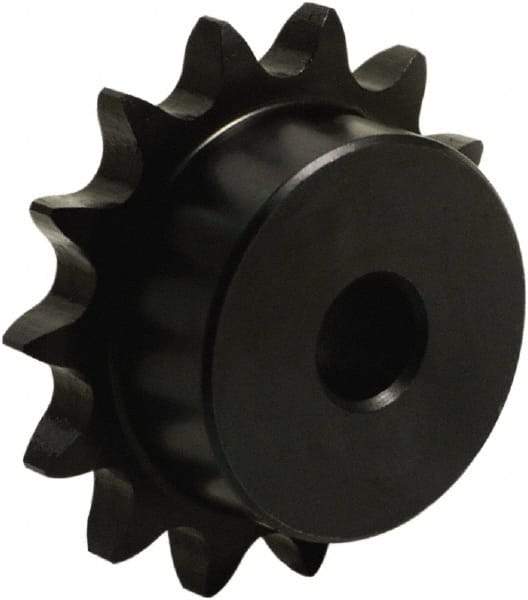 Tritan - 16 Teeth, 5/8" Chain Pitch, Chain Size 50, Plain Bore Sprocket - 5/8" Bore Diam, 3.204" Pitch Diam, 3-1/2" Outside Diam - Exact Industrial Supply