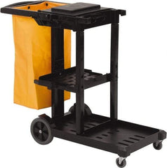 O-Cedar - 100 Qt Plastic Janitor Cart - 18-1/4" Width - Exact Industrial Supply