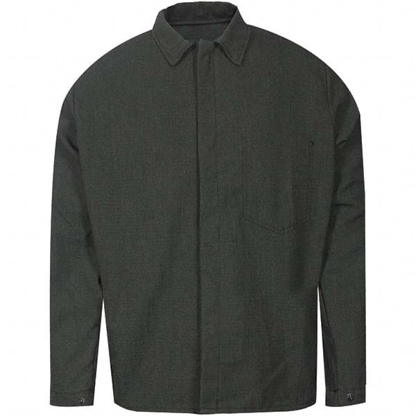 National Safety Apparel - Size L Green Flame Resistant/Retardant Jacket - Exact Industrial Supply
