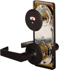 Stanley - Grade 2 Passage Lever Lockset - 2-3/4" Back Set, Keyless Cylinder, Brass Alloy, Oil Rubbed Bronze Finish - Exact Industrial Supply