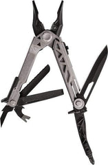 Gerber - 14 Piece, Center Drive Multi-Tool Set - Stainless Steel, 4-45/64" Closed Length - Exact Industrial Supply