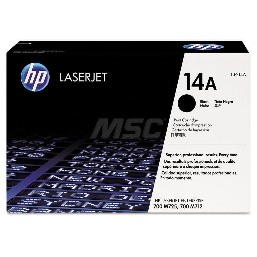 Hewlett-Packard - Office Machine Supplies & Accessories; Office Machine/Equipment Accessory Type: Toner Cartridge ; For Use With: HP LaserJet Enterprise 700 M712dn; M712n; MFP M725dn; 700 M712xh ; Color: Black - Exact Industrial Supply