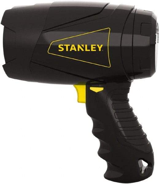 Stanley - Black Halogen Spotlight - 400 Lumens, 6 Volt, 3 Watt - Exact Industrial Supply