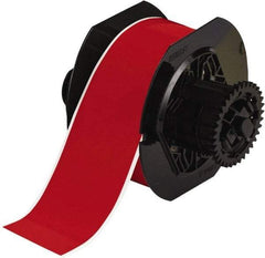 Brady - 2-1/4" Wide x 1,200" Long, Red Vinyl Tape - For BBP30 Label Printer, BBP33 Label Printer, BBP35 Multicolor Sign & Label Printer, BBP37 Color & Cut Sign & Label Printer, BradyPrinter S3100, BBP31 Sign & Label Printer - Exact Industrial Supply