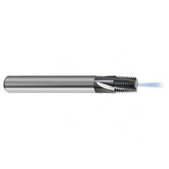 1-11-1/2 5FL Carbide Thread Mill NPTF Tap-Coolant Thru-TiCN - Exact Industrial Supply