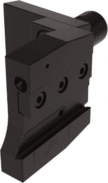 Seco - Tool Block Style 150.10-JETI, 20mm Blade Height, 133.5mm OAL, 74mm OAH, Indexable Cutoff Blade Tool Block - 25mm Shank Width, Through Coolant - Exact Industrial Supply