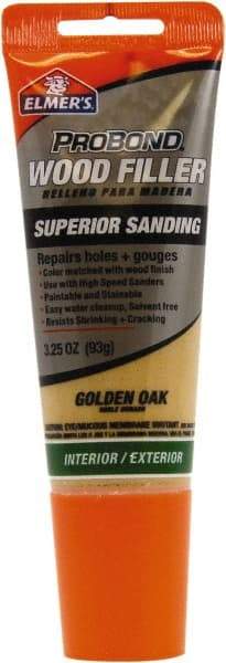 Elmer's - 3.25 oz Tube Wood Filler - Golden Oak - Exact Industrial Supply