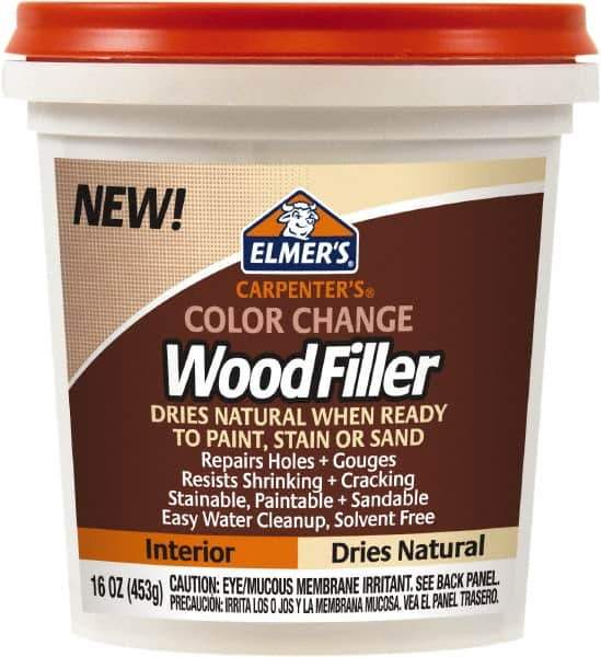 Elmer's - 16 oz Jar Wood Filler - Natural - Exact Industrial Supply