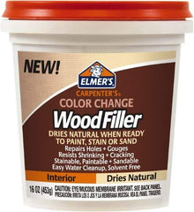 Elmer's - 16 oz Jar Wood Filler - Natural - Exact Industrial Supply