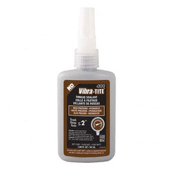 Vibra-Tite - 50 mL Bottle, Brown, Hydraulic - High Pressure Thread Sealant - Exact Industrial Supply