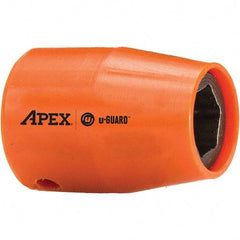 Apex - 1/4" Drive, Square Drive Socket - 0.945" OAL - Exact Industrial Supply