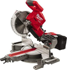 Milwaukee Tool - 48° Left Double Bevel Sliding Miter Saw - 10" Blade Diam - Exact Industrial Supply