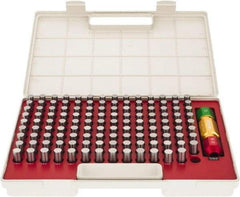SPI - 125 Piece, 0.501-0.625 Inch Diameter Plug and Pin Gage Set - Minus 0.0002 Inch Tolerance, Class ZZ - Exact Industrial Supply
