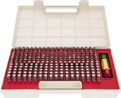 SPI - 250 Piece, 0.251-0.5 Inch Diameter Plug and Pin Gage Set - Minus 0.0002 Inch Tolerance, Class ZZ - Exact Industrial Supply