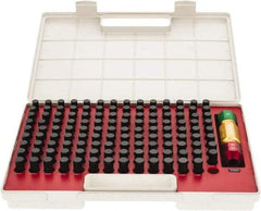 SPI - 125 Piece, 0.501-0.625 Inch Diameter Plug and Pin Gage Set - Plus 0.0002 Inch Tolerance, Class ZZ - Exact Industrial Supply