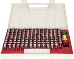SPI - 125 Piece, 14-16.48mm Diameter Plug and Pin Gage Set - Minus 0.005mm Tolerance, Class ZZ - Exact Industrial Supply