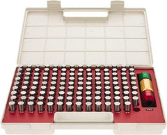 SPI - 125 Piece, 14-16.48mm Diameter Plug and Pin Gage Set - Plus 0.005mm Tolerance, Class ZZ - Exact Industrial Supply