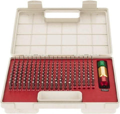 SPI - 185 Piece, 1.3-4.98mm Diameter Plug and Pin Gage Set - Plus 0.005mm Tolerance, Class ZZ - Exact Industrial Supply