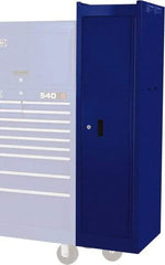 Proto - 4 Drawer Blue Locker Cabinet - 15" Wide x 58" High x 18" Deep, Use with Heavy-Duty Key Drawer Liner - Exact Industrial Supply