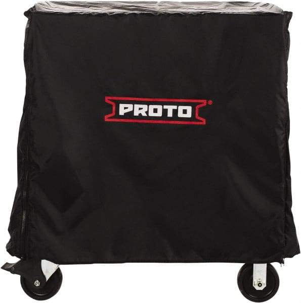 Proto - Tool Box Nylon Workstation Cover - 66" Wide x 27-3/4" High, Black, For J556646-12, J556646-11 - Exact Industrial Supply