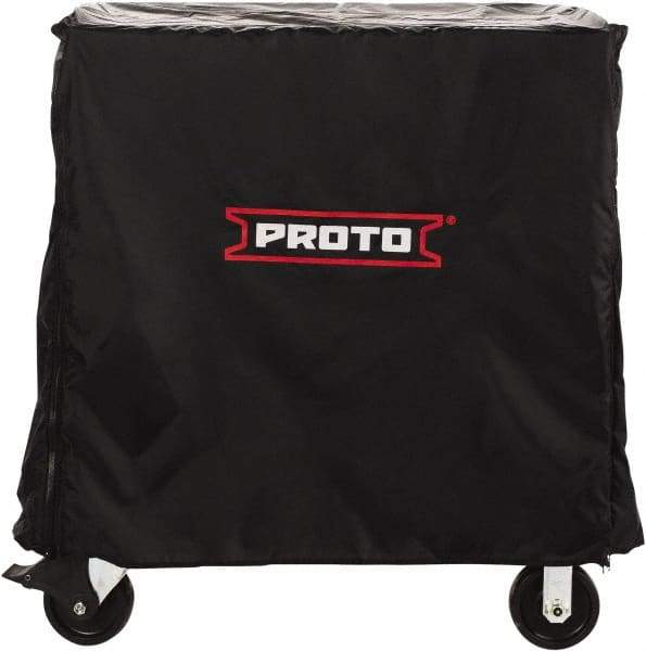 Proto - Tool Box Nylon Workstation Cover - 27" Wide x 42" High, Black, For J542742-11, J542742-8, J542742-7, J542742-4, J542742-12 - Exact Industrial Supply