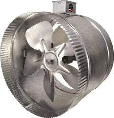 Suncourt - 10" Diam, 1.7 Amp, 120 Volt Duct Fan - 460 CFM, Double Speed - Exact Industrial Supply