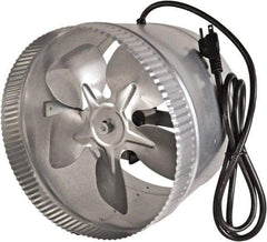 Suncourt - 10" Diam, 1.5 Amp, 120 Volt Duct Fan - 300 CFM, Single Speed - Exact Industrial Supply