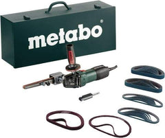 Metabo - 1/4 to 3/4 x 18", Air Belt Sander - 4,250 SFPM - Exact Industrial Supply