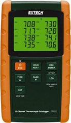 Extech - Temperature Recorders Type: Temperature Recorder Recording Time: 1 - 3600 Seconds - Exact Industrial Supply