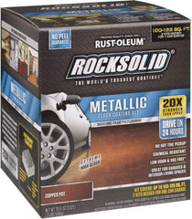 Rust-Oleum - 70 oz Gloss Copper Floor Coating - Low Odor - Exact Industrial Supply