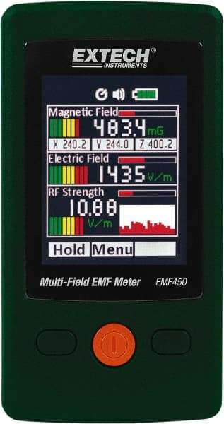 Extech - EMF Meters Meter Type: EMF/ELF Display Type: LCD - Exact Industrial Supply