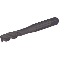 Kennametal - #10-32 3 Flute Bottoming Spiral Flute Tap - Cobalt, Oxide Finish, 60mm OAL, Right Hand Flute, Right Hand Thread, H3 - Exact Industrial Supply