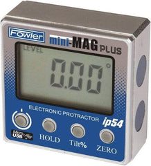 Fowler - Digital & Dial Protractors Style: Protractor Measuring Range (Degrees): 360.00 - Exact Industrial Supply
