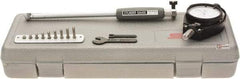 SPI - 10 Anvil, 0.7 to 1-1/2" Dial Bore Gage - 0.0001" Graduation, 6" Gage Depth, Accurate to 0.0003", Carbide Ball - Exact Industrial Supply