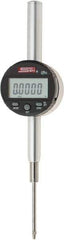SPI - 0 to 2" Range, 0.00005" Graduation, Electronic Drop Indicator - Flat & Lug Back, Accurate to 0.0012", Inch & Metric System, Digital Display - Exact Industrial Supply