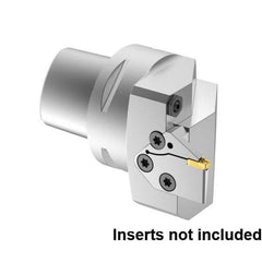 Kennametal - EG-P-GUP, EG-U-GUN, EG-U-GUP, ER-P-GUP, ER-U-GUN, ER-U-GUP Insert, 68.5mm Head Length, Modular Grooving Blade Holder Head - Left Hand Cut, System Size PSC80, Through Coolant, Series Beyond Evolution - Exact Industrial Supply