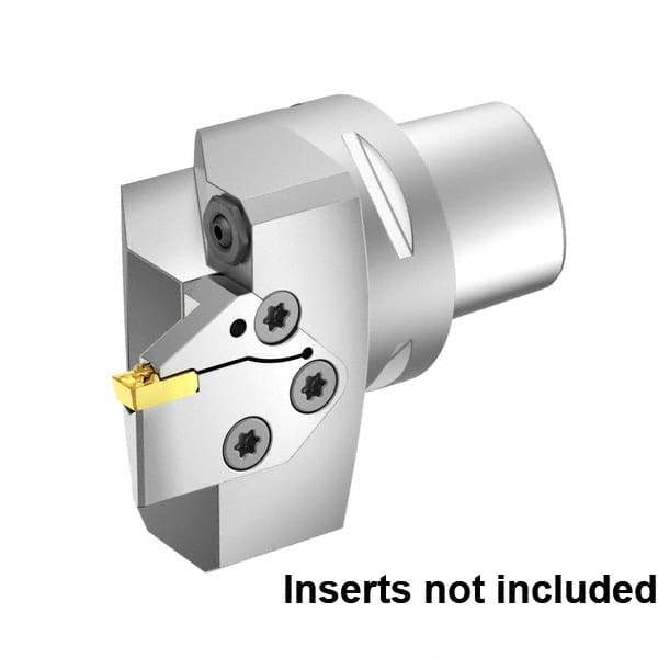 Kennametal - EG-P-GUP, EG-U-GUN, EG-U-GUP, ER-P-GUP, ER-U-GUN, ER-U-GUP Insert, 73.5mm Head Length, Modular Grooving Blade Holder Head - Right Hand Cut, System Size PSC80, Through Coolant, Series Beyond Evolution - Exact Industrial Supply