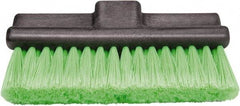 Harper Brush - 10" OAL, Vehicle Brush - Black Flagged Nylex Bristles, 2-1/4" Trim Length - Exact Industrial Supply